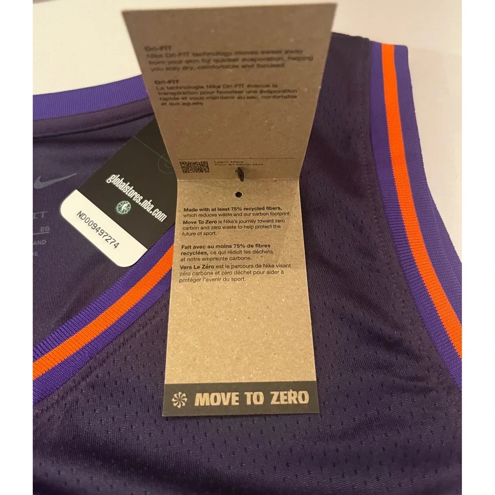 Nike NBA Phoenix Suns El Valle Swingman City Edition Jersey Dri-Fit Size XL